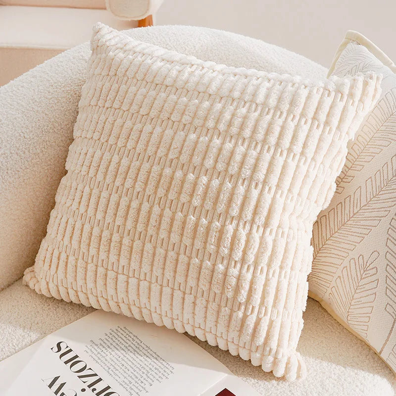Cozy French Brown Throw Pillow Cover – Luxury Home Decor