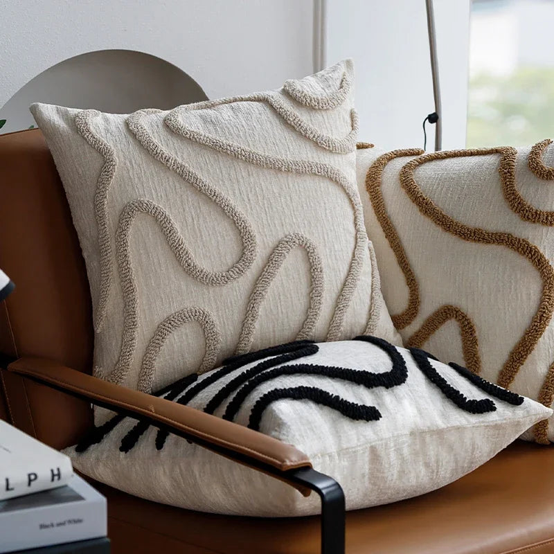 Boho Throw Pillow Cover โ Soft Sofa Decor