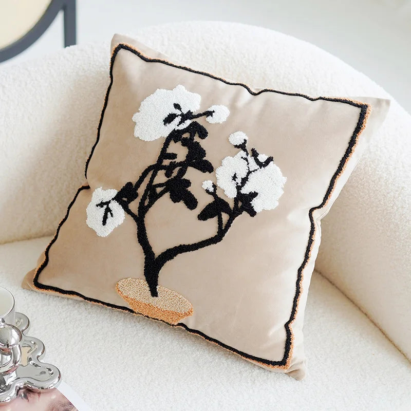 Vintage Brown Pillow Cover