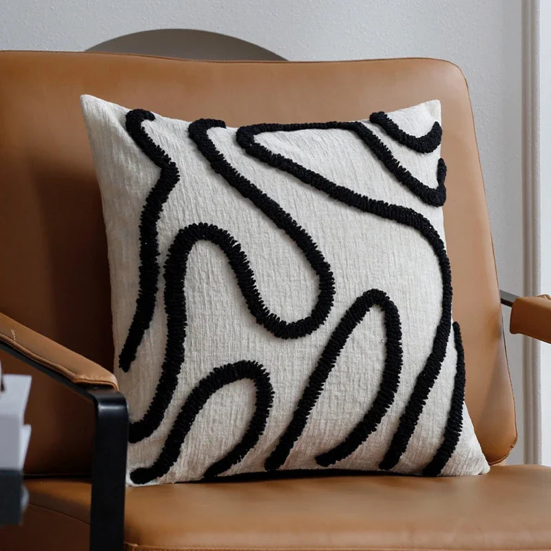 Boho Throw Pillow Cover โ Soft Sofa Decor