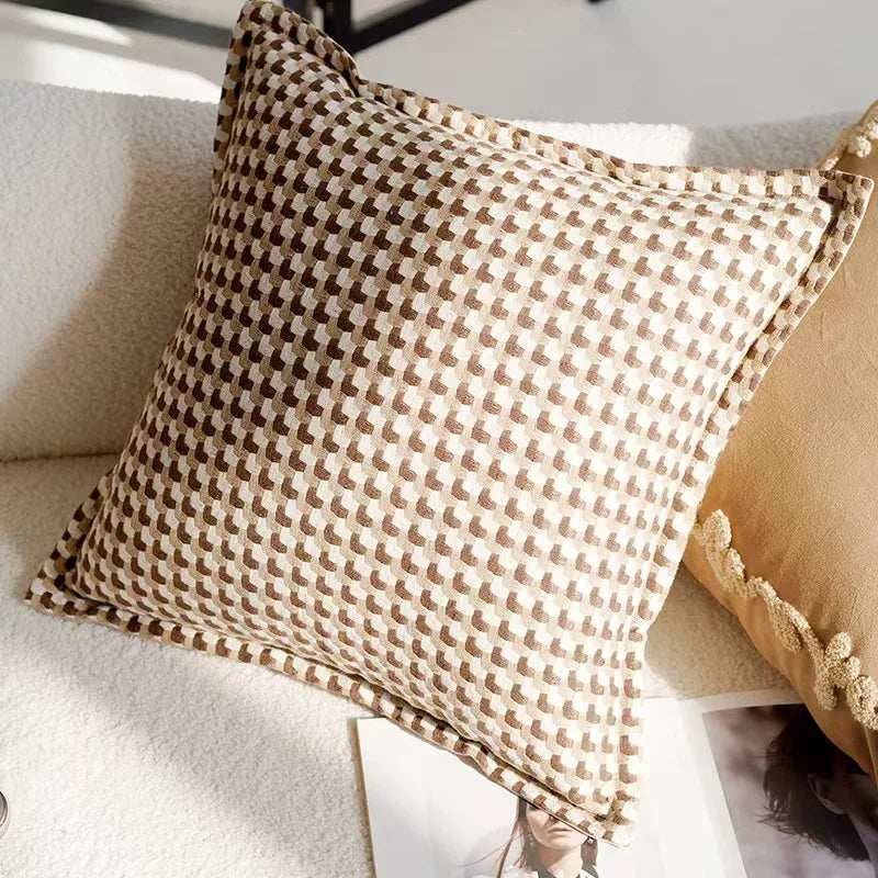 Vintage Brown Pillow Cover