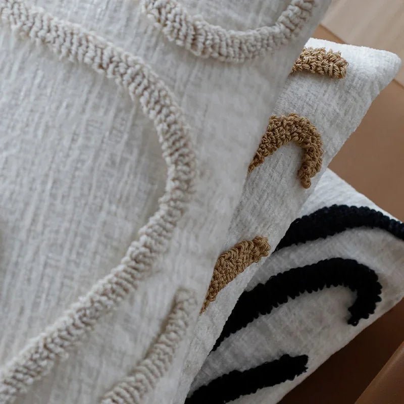 Boho Throw Pillow Cover – Soft Sofa Decor