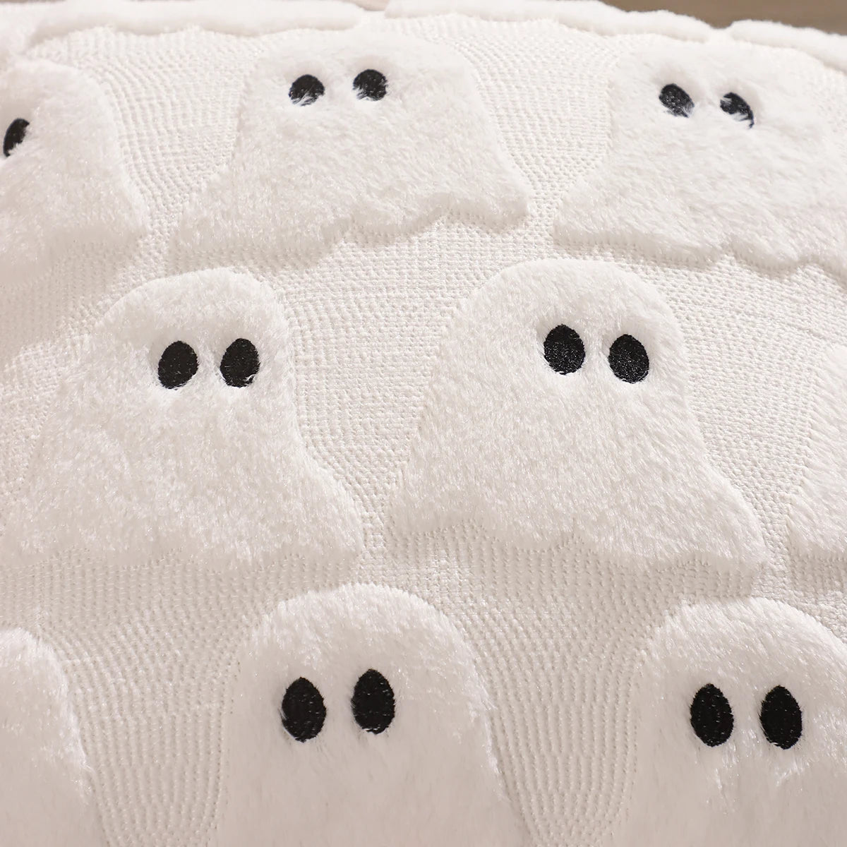 Pumpkin Ghost Throw Pillow Cover, 18" x 18" & 12" x 20"