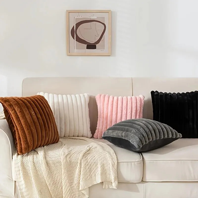 Stripe Corduroy Pillow Case