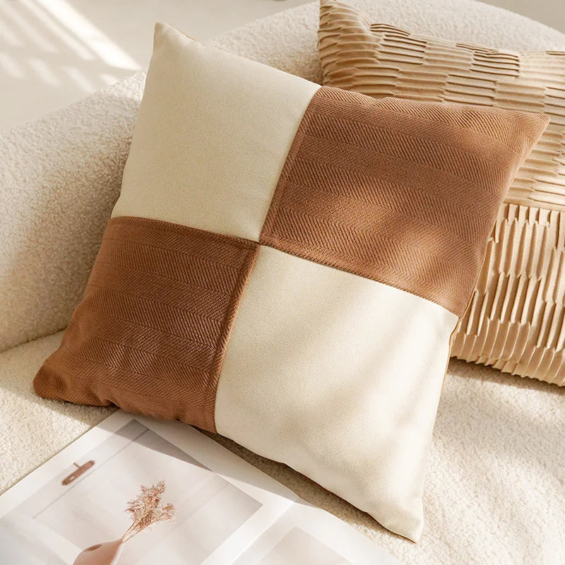 Vintage Brown Pillow Cover