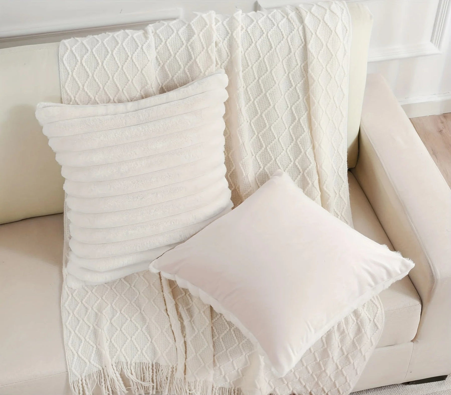 Stripe Corduroy Pillow Case