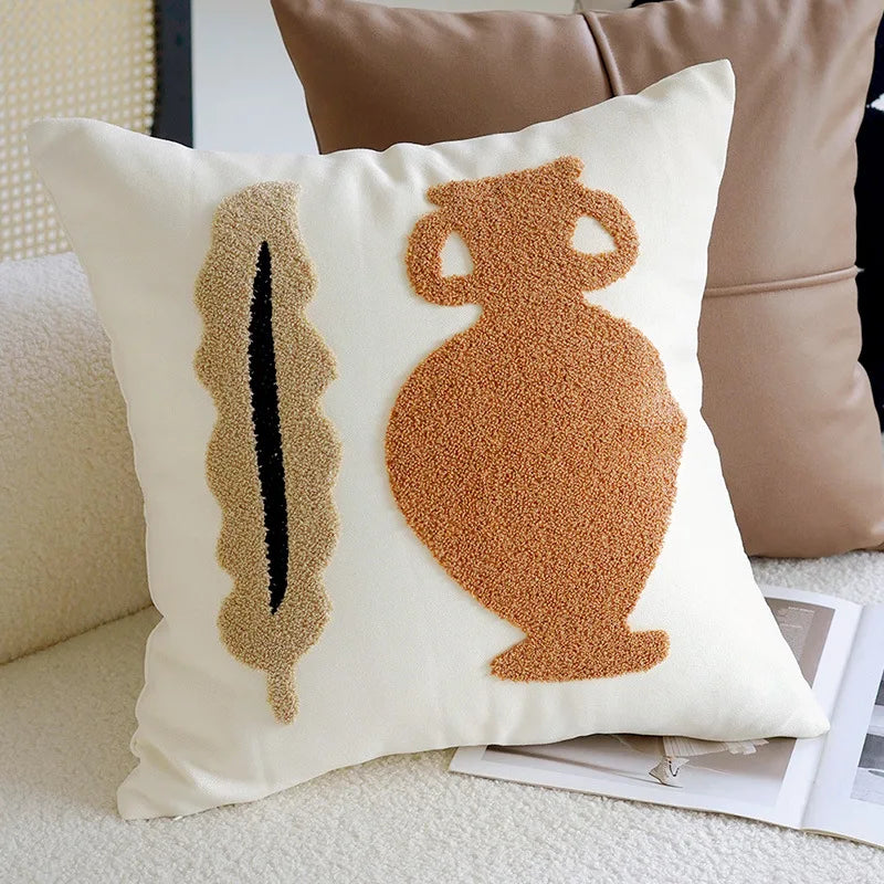 Vintage Brown Pillow Cover