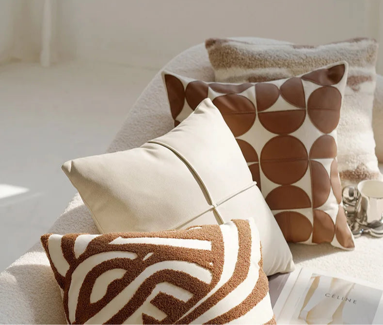 Vintage Brown Pillow Cover