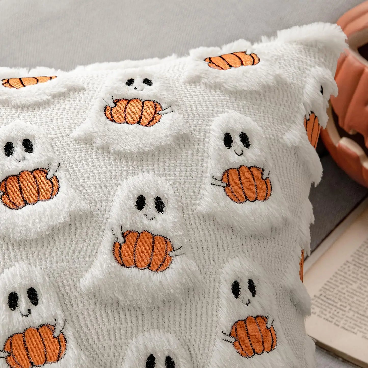 Ghost Pumpkin Pillow Covers