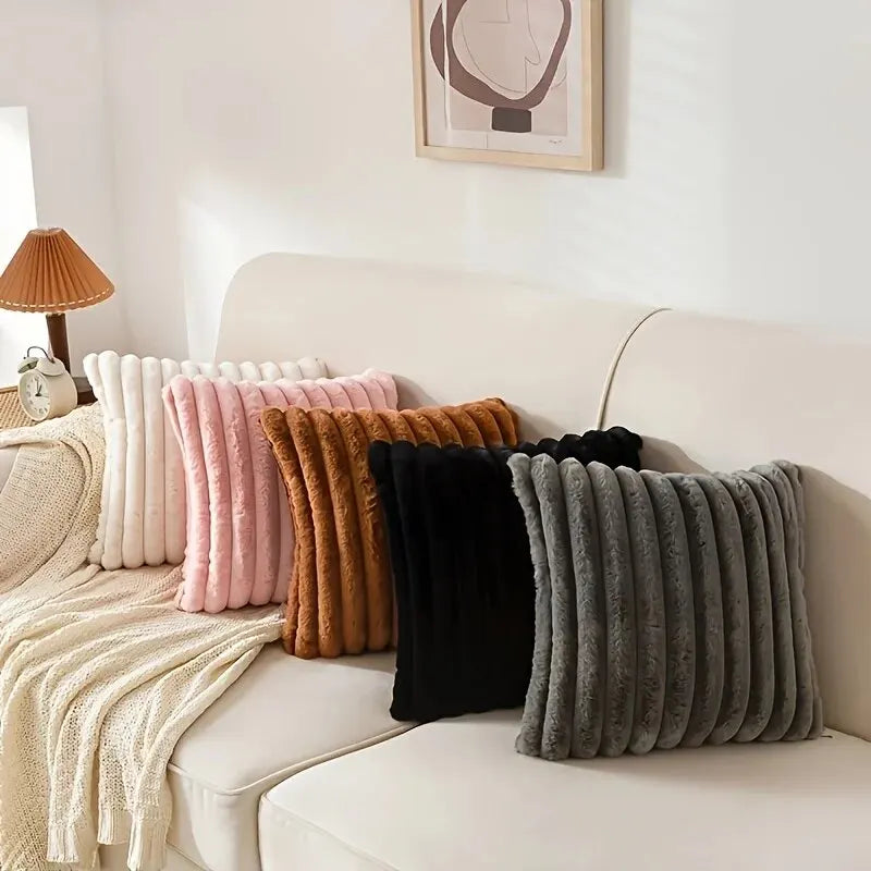 Stripe Corduroy Pillow Case