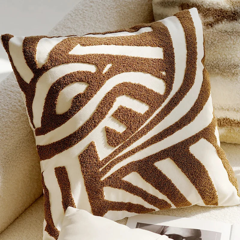 Vintage Brown Pillow Cover