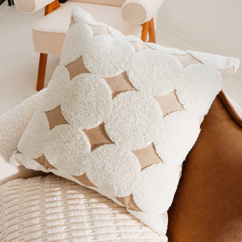 Cozy French Brown Throw Pillow Cover – Luxury Home Decor