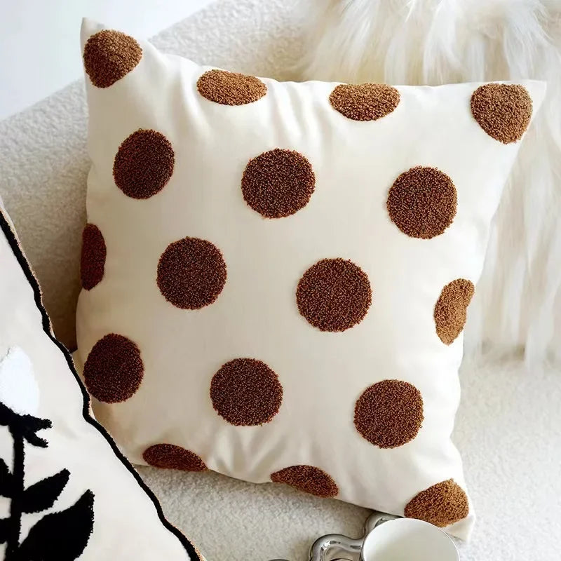 Vintage Brown Pillow Cover