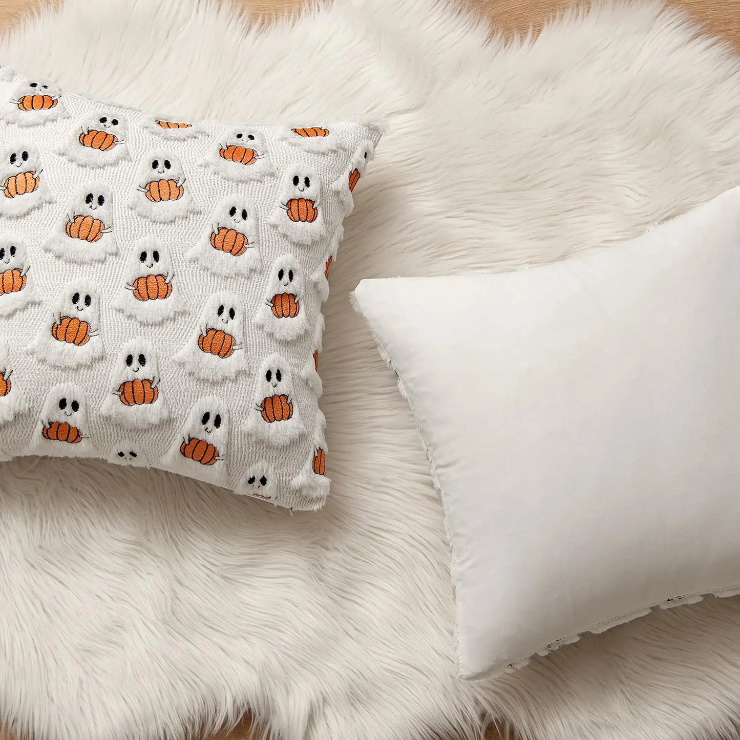 Ghost Pumpkin Pillow Covers