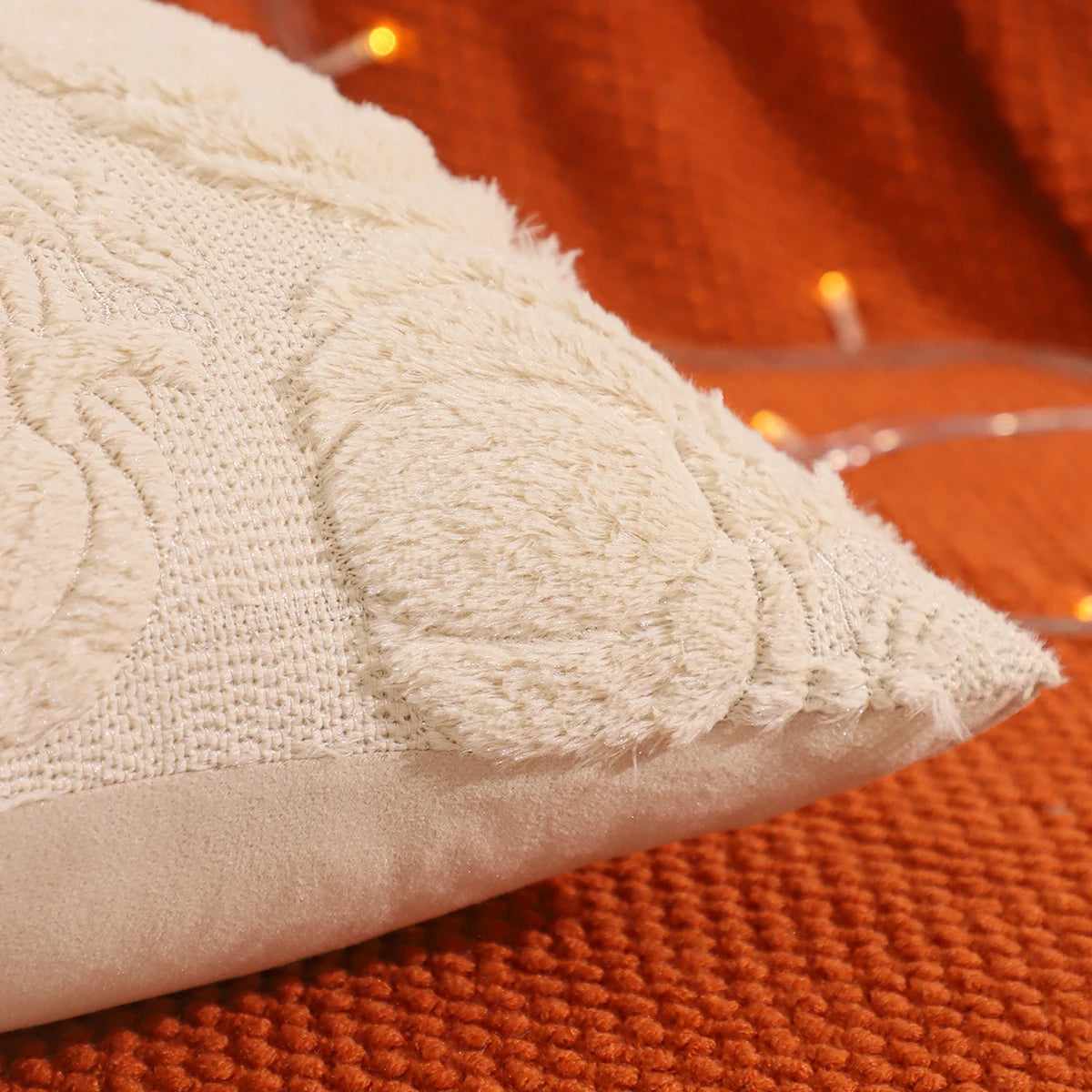 Pumpkin Ghost Throw Pillow Cover, 18" x 18" & 12" x 20"