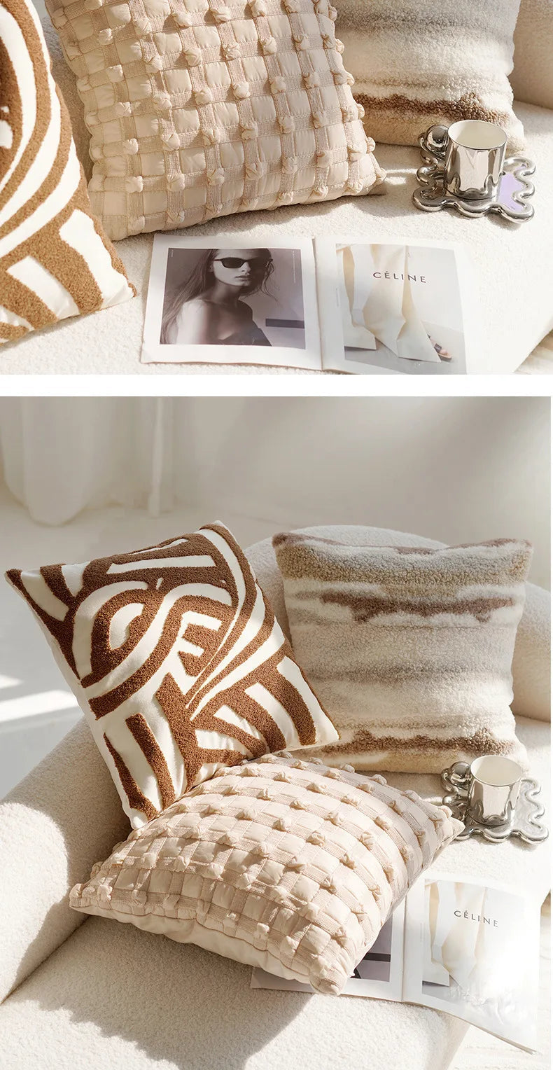 Vintage Brown Pillow Cover
