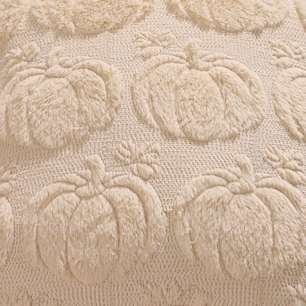 Pumpkin Ghost Throw Pillow Cover, 18" x 18" & 12" x 20"
