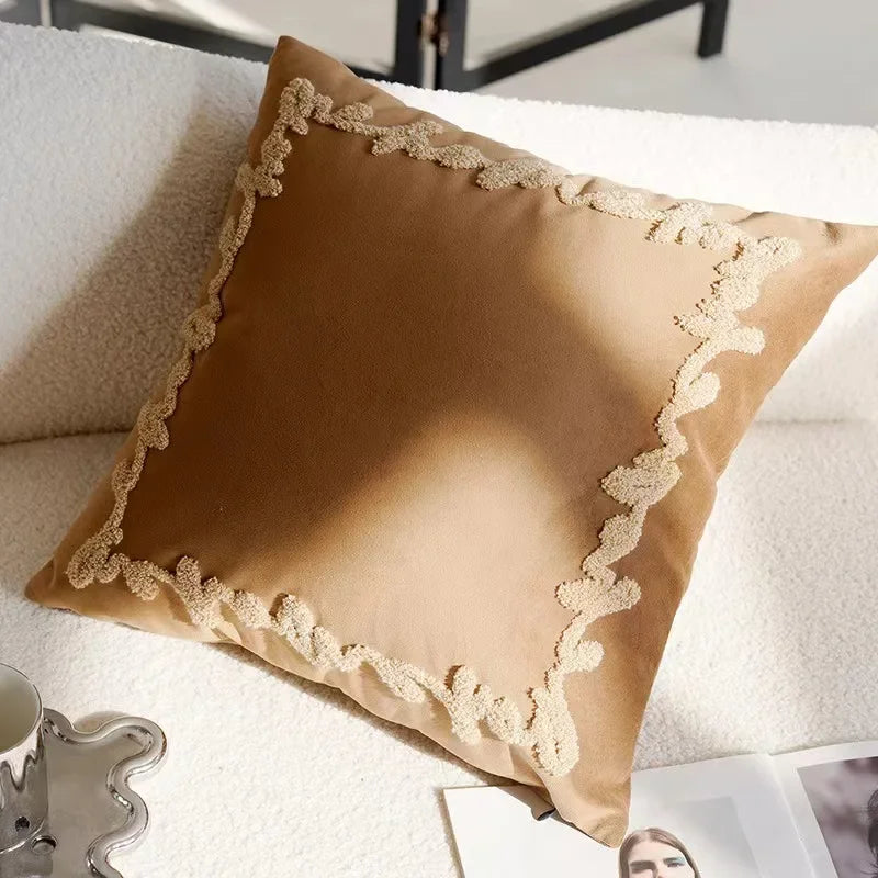 Vintage Brown Pillow Cover