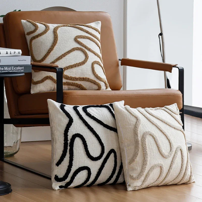 Boho Throw Pillow Cover – Soft Sofa Decor