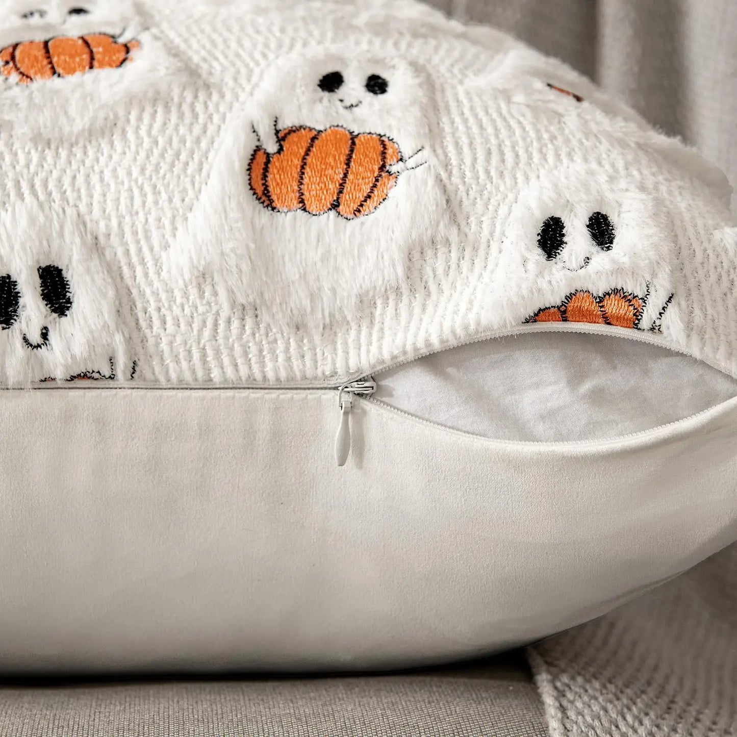 Ghost Pumpkin Pillow Covers